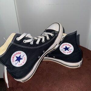 Converse Kids Black and White High-Top Sneakers